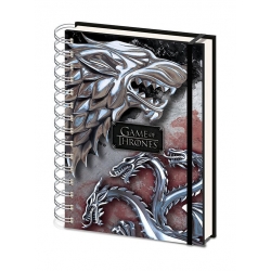 Notatnik - Gra o Tron - Stark i Targaryen - A5 Zeszyt Notes